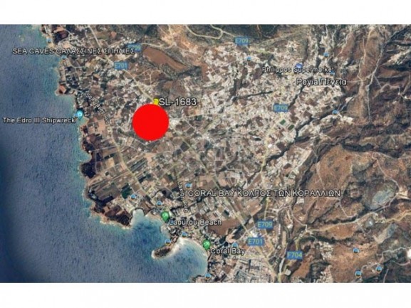 SL-1683 - Land for sale in Sea Caves, Paphos
